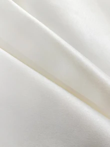 Glamorique Kids 女嬰白色緞面無袖洋裝，高端正式禮服，適用生日、花童、民事婚禮、宴會派對，夏季優雅，秋冬款 - 米色 - 查看 9
