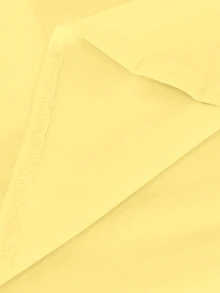 EMERY ROSE Women's Solid Color Pleated Casual Elegant Versatile Daily Wear Shirt Office Yellow Summer - Pale Yellow - View 7