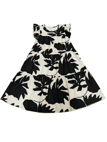 EMERY ROSE Women's Round Neck All-Over Print Pleated Casual Party & Travel Mid-Length Dress - Multicolor - View 6