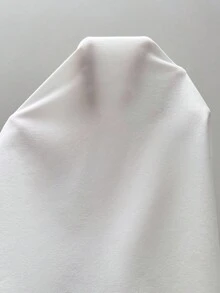Elenzga Plus Size White Shirred Sleeveless Back Shirred Waist Flare Midi Dress - White - View 8