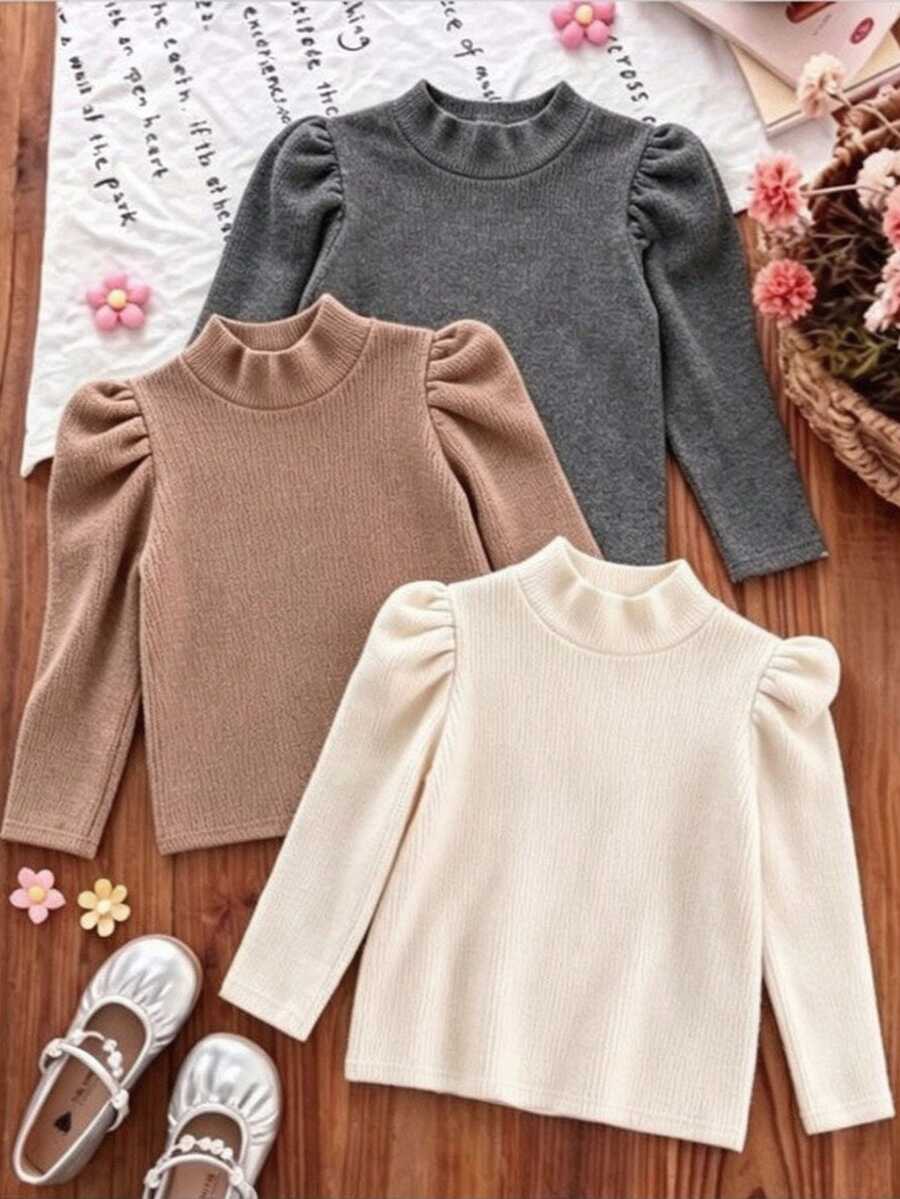 SHEIN Young Girls T-Shirts - Multicolor - View 1