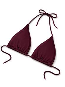 Women Paisley Beach Bikini Top Beach Vacation Summer - Burgundy - View 2