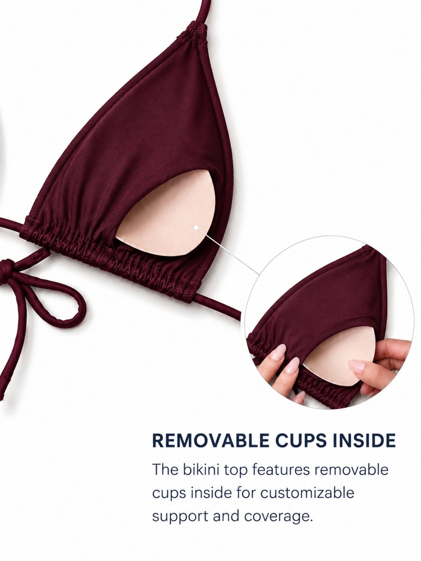 Paisley Beach Bikini Top Beach Vacation, view 6