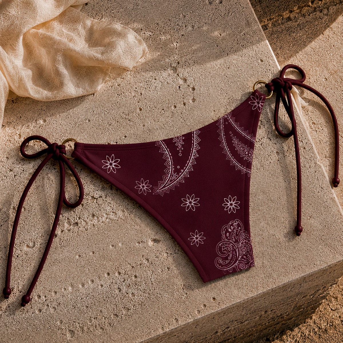 Paisley Beach Bikini Bottom Beach Vacation, view 5