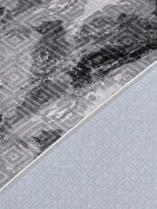 Modern Ivory Area Rug For Living Room | Soft Minimalist Contemporary Carpet Made In Turkey - Beige - View 4