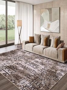 Modern Ivory Area Rug For Living Room | Soft Minimalist Contemporary Carpet Made In Turkey - Creamy White - View 2