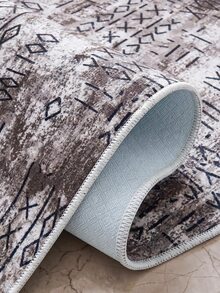 Modern Ivory Area Rug For Living Room | Soft Minimalist Contemporary Carpet Made In Turkey - Creamy White - View 4