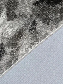 Modern Ivory Area Rug For Living Room | Soft Minimalist Contemporary Carpet Made In Turkey - Creamy White - View 3