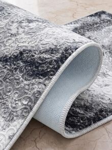 Modern Ivory Area Rug For Living Room | Soft Minimalist Contemporary Carpet Made In Turkey - Creamy White - View 5