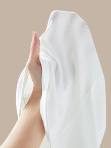 SHEIN BASICS Women's Solid Color Fitted Tank Top With Small Round Neckline Tops For Women White Tops - White - View 11