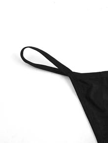 Ocili Leisure Ladies' Solid Color Sexy G-String Panty - Black - View 5