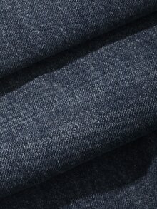 Dazy Plus Loose Streetwear Washed Distressed Curved Leg Casual Long Pants All Season Retro Washed Denim Jeans Fall - Dark Wash - View 7