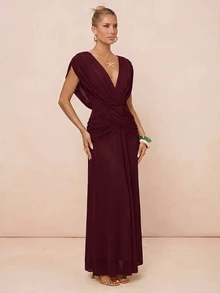Lumalex Women Maxi Dresses - Maroon - View 13