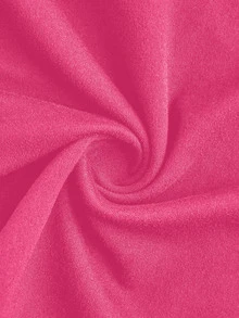 SHEIN ICON 休闲简约圆领短袖修身短款女式T恤，适合夏季 - 玫紅色 - 查看 5