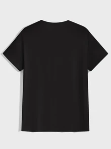Mainfolk 3pcs Men Casual Solid Color Short Sleeve T-Shirt, For Going Out, For Friends, Vacation, Father's Day Gifts, Football - Khaki - View 8