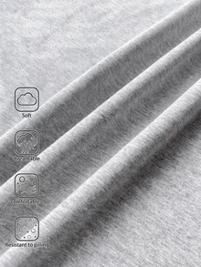 女款 2 件套純色抹胸上衣與高腰休閒短褲夏季 Y2K 性感居家套裝 - 灰色 - 查看 7