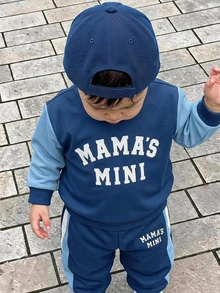 Infant Round Neck Casual Comfortable Set - Multicolor - View 6