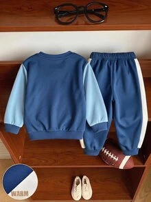 Infant Round Neck Casual Comfortable Set - Multicolor - View 2