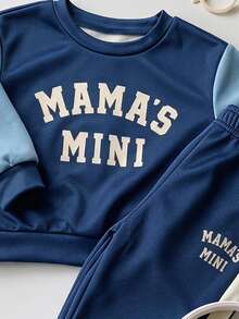 Infant Round Neck Casual Comfortable Set - Multicolor - View 4