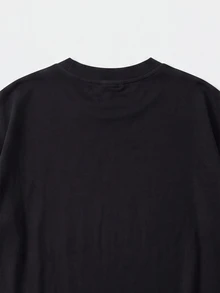 Manfinity Denimwave Men's Streetwear Gradient Embroidered T-Shirt - Black - View 6