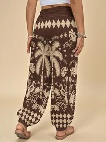 Travachic Plus Size Pants - Multicolor - View 6