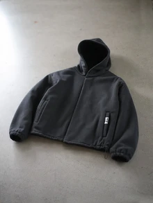 NEON BLANC Men's Casual Versatile Solid Color Hoodie, Vintage Y2K Baggy Streetwear, For Holiday - Black - View 7