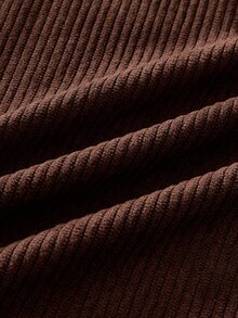 HIMLAND Men's Woven Fashion Modest Casual Business Vacation Solid Color Long Pants Dark Brown Autumn - Brown - View 6
