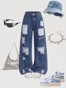 Azul lavado oscuro