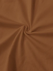 Slaydiva Plus Size Women Casual Basic Fitted Solid Color Round Neck Camisole - Coffee Brown - View 8