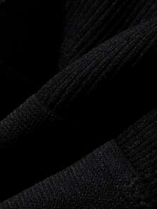 DAZY Solid Color Seamless Women's Bra, No Wire, Comfortable Back, Slight Push-Up, Women's Lingerie Fall - Black - View 10