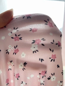 SHEIN 兒童青少年女孩修身長袖長褲花卉粉色睡衣套裝 - 粉色 - 查看 6