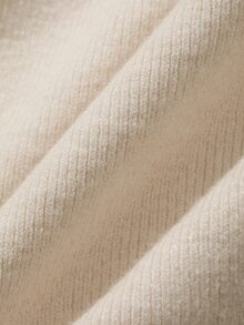 DAZY Women's Solid Color Single-Breasted Bell Sleeve Knit Cardigan And Knit Skirt Elegant Set Fall - Beige - View 9