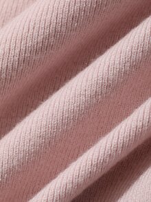 DAZY Women's V-Neck Long Sleeve Korean Style Girly Sweater Fall - Pink - View 7
