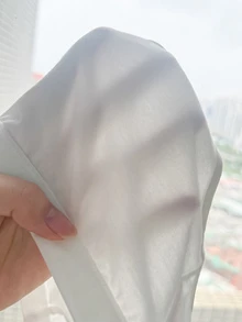 SHEIN Tween女孩兒童款簡約休閒V領背心上衣，附胸墊，親膚舒適蝴蝶結圖案刺繡內衣，學生內衣3件組，白色，四季適用 - 白色 - 查看 4