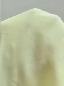 Aloruh 女士春夏金属装饰吊带系带A字迷你连衣裙 - 黃色 - 查看 7