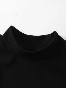 SHEIN Young Girls Dresses - Black - View 5