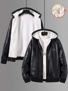 SHEIN Tween Boys Jackets - Black and White - View 6