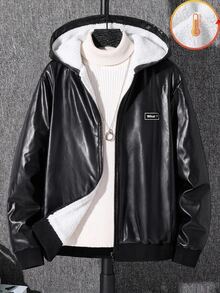 SHEIN Tween Boys Jackets - Black and White - View 4