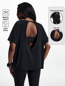 Innovista Innovista Women's Half Zip Long Sleeve UPF 40+ Sports Tank Top Gym Top Workout Top Running Top Yoga Top Sportswear Activewear Breathable Quick Dry High Stretch - Black - View 4