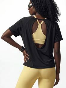 Innovista Innovista Women's Half Zip Long Sleeve UPF 40+ Sports Tank Top Gym Top Workout Top Running Top Yoga Top Sportswear Activewear Breathable Quick Dry High Stretch - Black - View 6