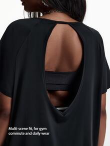 Innovista Innovista Women's Half Zip Long Sleeve UPF 40+ Sports Tank Top Gym Top Workout Top Running Top Yoga Top Sportswear Activewear Breathable Quick Dry High Stretch - Black - View 5