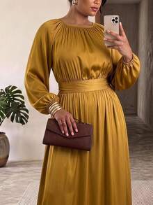 Truni Dress Ukuran Plus - Hijau - View 6