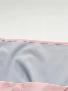Rometta Plus Size Women's Floral Embroidered Square Neck Short Petal Sleeve Elegant Dress - Pink - View 6