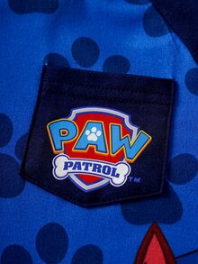 SHEIN | PAW Patrol Cartoon Print Casual Versatile Daily Wear Short Sleeve T-Shirt For Young Boy - Blue - View 5