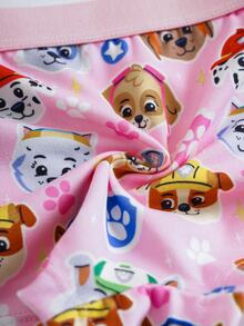 SHEIN | PAW Patrol 3pcs Young Girl Allover Print Panties, Polyester Fabric All-Over Cute Pattern - Multicolor - View 6