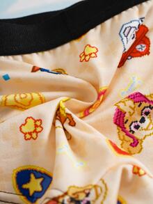 SHEIN | PAW Patrol 男童卡通印花撞色滚边平角内裤 - 彩色 - 查看 8