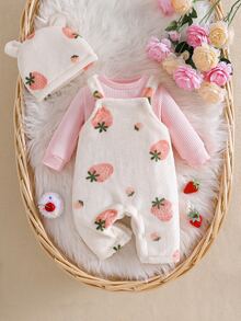SHEIN Newborn Baby Sets - Baby Pink - View 9