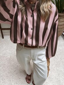 Flora Isola Flora Isola Women's Striped Colorblock Casual Versatile Daily Long Sleeve Jacket - Multicolor - View 5