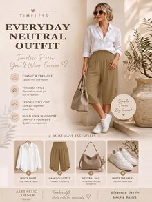 EMERY ROSE Women's Casual Slimming Shirred Waist VersatileBermuda Shorts - Mocha Brown - View 2