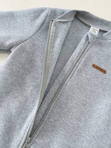 SHEIN 男女嬰兒/幼兒 3件組秋冬保暖內裡加厚圓領長袖連身衣套裝，嬰兒冬季衣著/連身衣 - 彩色 - 查看 5